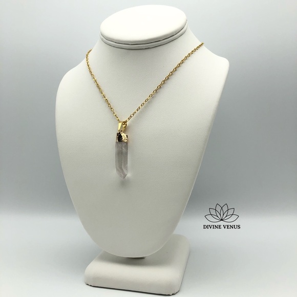 Clear Quartz Necklace | Natural Quartz | - Picture 3 of 16